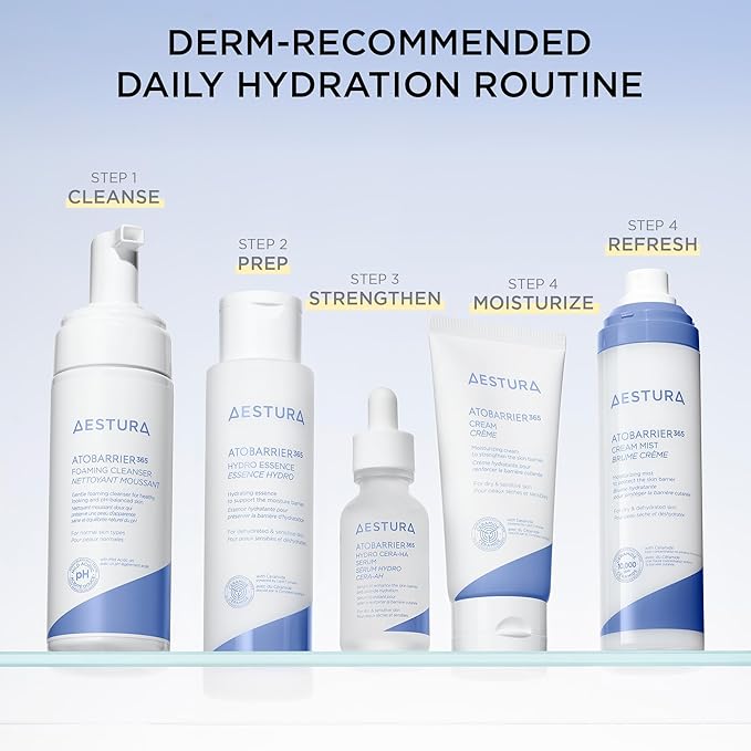 AESTURA ATOBARRIER365 Cream Mist with 10,000ppm Ceramides | Moisture Barrier Support, Ultra-Fine Moisturizing Mist, Suitable for Dry Skin, 120ML / 4.06 fl.oz.-VivaGrace Women