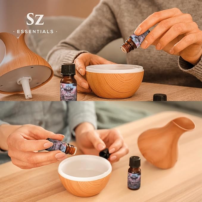 Daidai Blossom Essential Oil - 100% Pure and Undiluted Neroli-Daidai - Citrus Aurantium cv Daidai - Floral & Citrusy Scent with Oriental Overtones - Therapeutic Grade & Vegan - 0.17oz-VivaGrace Women