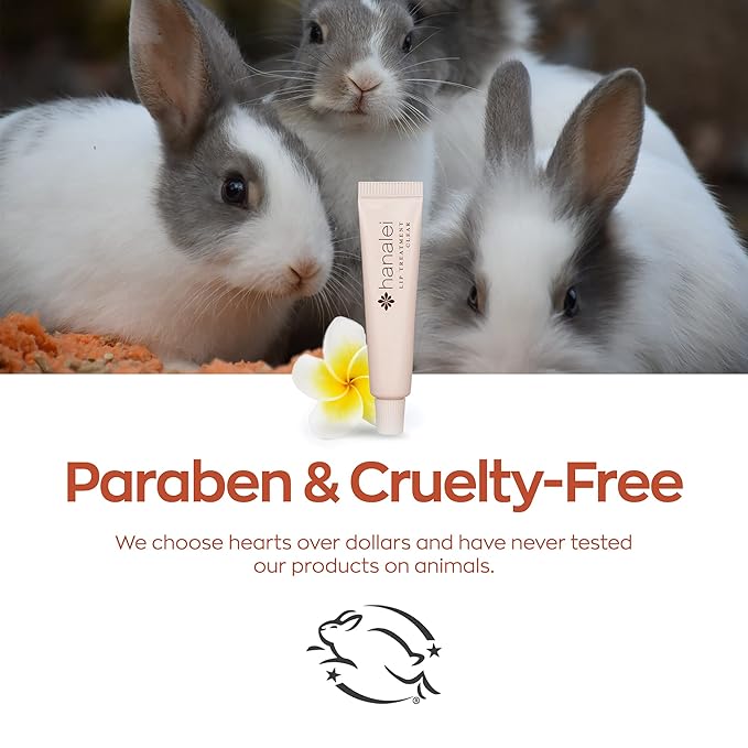 Hanalei Hydrating Lip Treatment Balm – Cruelty-Free, Paraben-Free Moisturizer for Severely Dry, Chapped Lips – Kukui Oil, Shea Butter & Grapeseed Oil – Clear Tint, Travel-Size 3-Pack (5ml X 3)-VivaGrace Women