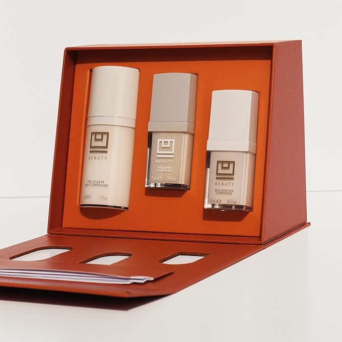 U Beauty Preface Kit | Skin Care Gift Value Set with Retinol, Vitamin C Serum Anti-Aging Essentials Skin Tightening Arm Cream + Facial Hyaluronic Acid Morning and Night - 2.7oz (Set of 3)-VivaGrace Women