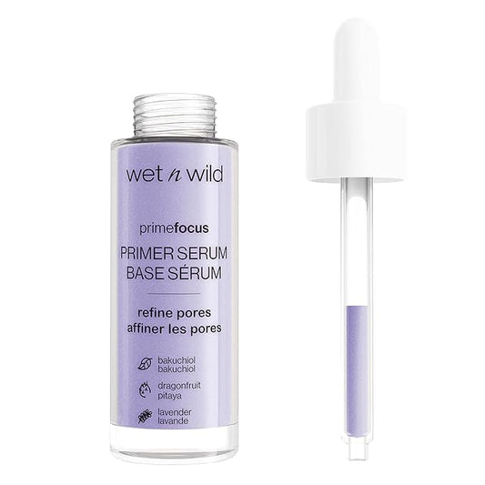 wet n wild Prime Focus Pore Minimizing Facial Serum Primer Makeup Extending | Reduces Pores | Improves Skin Texture | Exfoliates | Retinol Alternative, Hydrating-VivaGrace Women