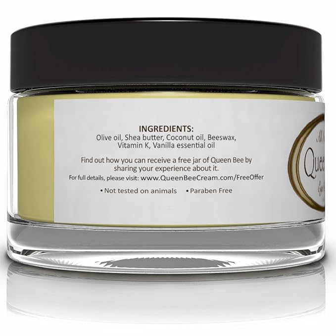 Queen Bee Organic Under Eye Cream, 1 Ounce-VivaGrace Women