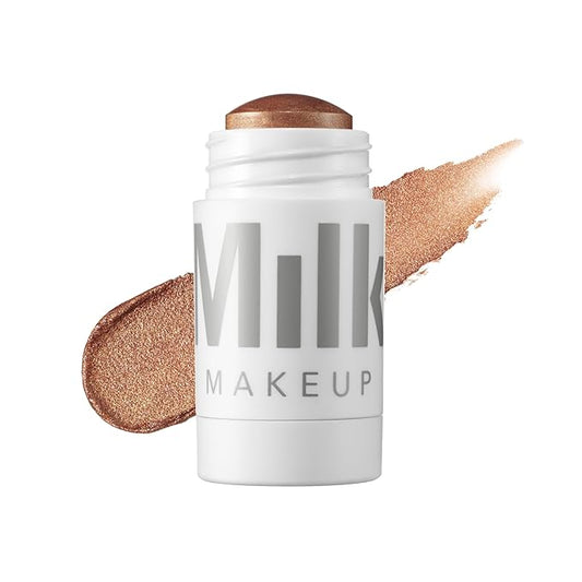 Milk Makeup Highlighter, Spark (Golden Copper) - 0.21 oz - Dewy Cream Highlighter Stick - Blendable & Buildable - 1,000 Swipes in Every Stick - All Skin Types - Vegan, Talc Free & Cruelty Free-VivaGrace Women