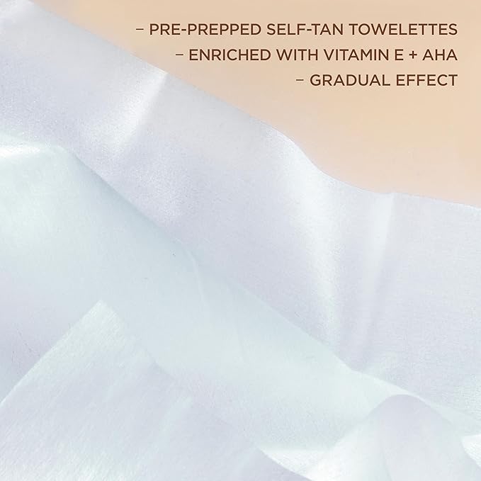 L'Oreal Paris Sublime Bronze Self Tanning Towelettes, Streak-Free, Natural Looking Tan, 6 ct (Pack of 2)-VivaGrace Women