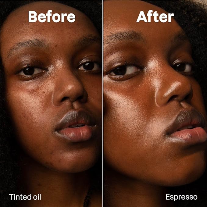 ATTITUDE Oceanly Light Coverage Face Tinted Oil Stick, EWG Verified, Titanium Dioxide-Free, Vegan & Cruelty-Free Tinted Moisturizer, Plastic-Free, Espresso, 0.42 Ounces-VivaGrace Women