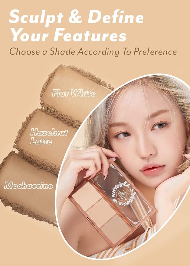 I'm Meme Palette - Afternoon Tea Contour | Roasting Coffee, Bronzer Palette for Face & Cheeks, Matte Powder Bronzer, Natural Makeup, Buildable Coverage, Light to Medium, For Warm Tone Skin, 0.4 Oz-VivaGrace Women