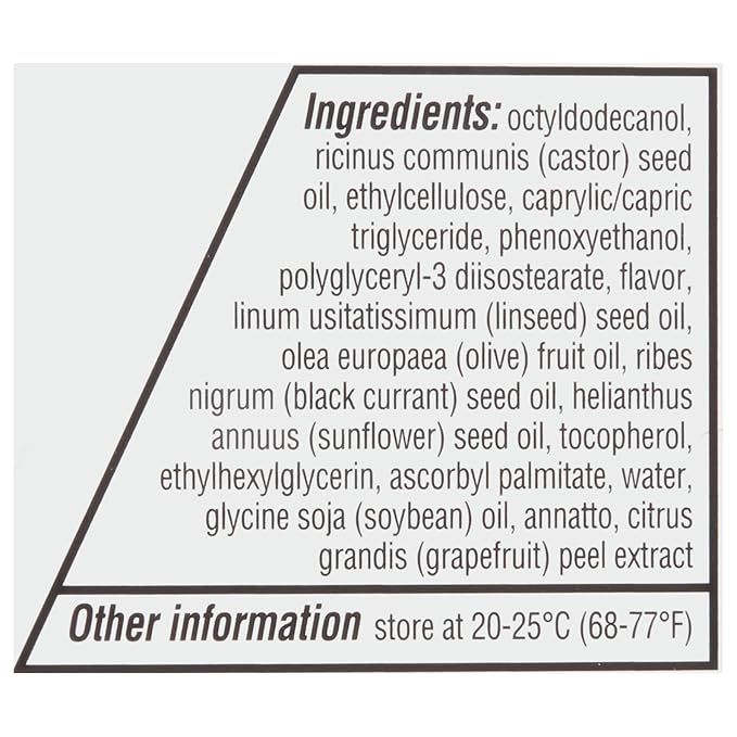 Chapstick Total Hydration Vitamin Enriched Lip Oil, Non Tinted, Vitamin c, vitamin E, Contains Omega 3 6 9, Peach Tea Flavor, 0.23 Fl Oz (Pack of 1)-VivaGrace Women