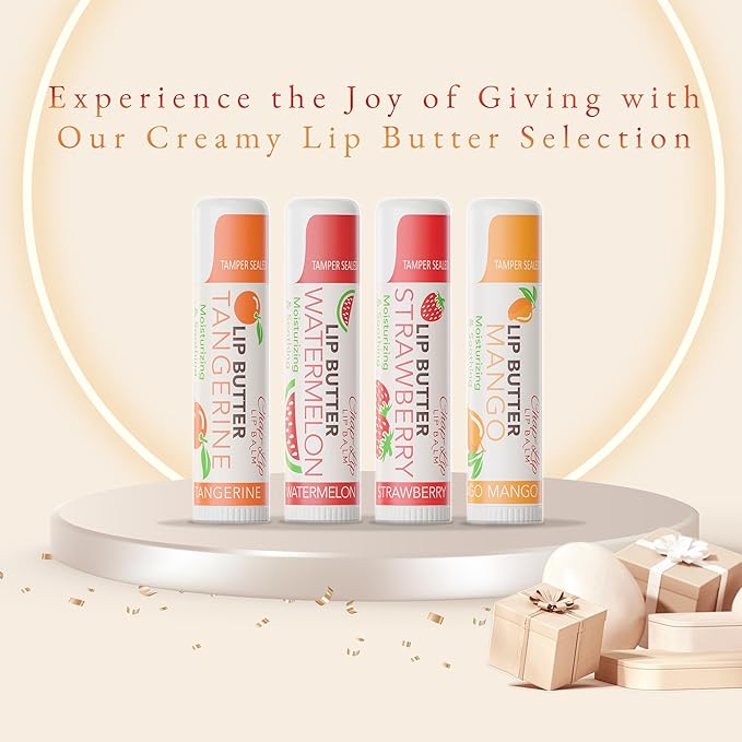 CHAP-LIP Original Lip Balm Hydrating Bulk Chap Stick with Fruit Flavors, Coconut Oil, and Cocoa Butter - Lip Therapy Pack for Men and Women - Gift Set Made in the USA, 60 Pack-VivaGrace Women