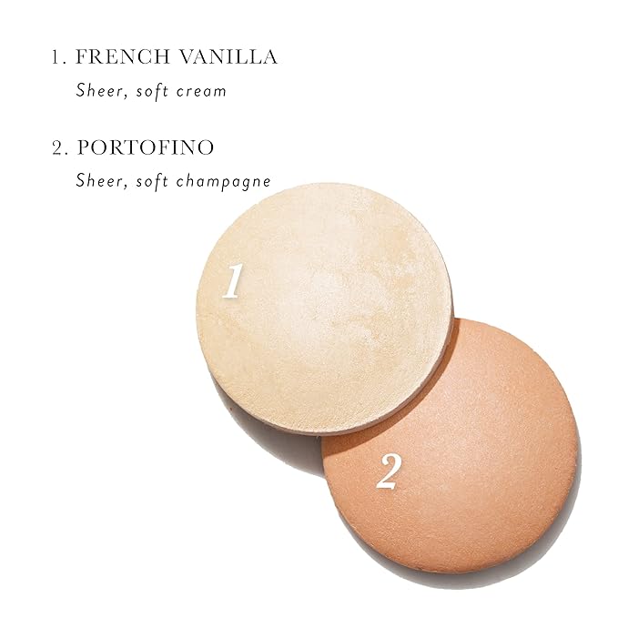LAURA GELLER NEW YORK Baked Original Low Glow Illuminating Highlighter Duo, French Vanilla/Portofino-VivaGrace Women