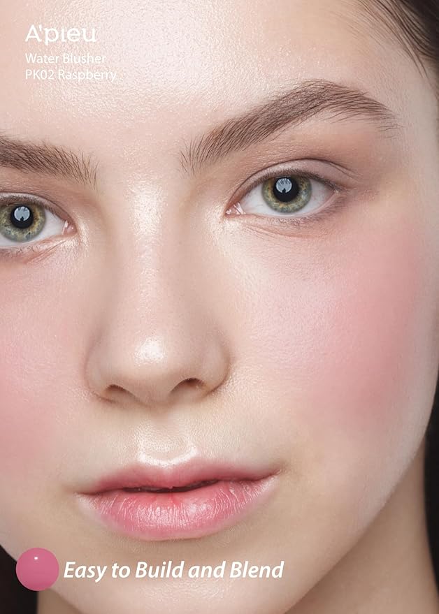 A'PIEU JUICY-PANG WATER BLUSHER (PK02 - Raspberry) Korean Liquid Blush For Cheeks K Beauty Makeup-VivaGrace Women