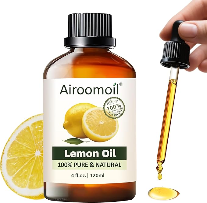 Pure Lemon Essential Oil, 100% Pure Natural Lemon Essential Oil, Premium Grade Essential Oils for Diffusers for Home, Skin, Care Massage, Soap Making, Aromatherapy, 4 Fl Oz | 120ml-VivaGrace Women