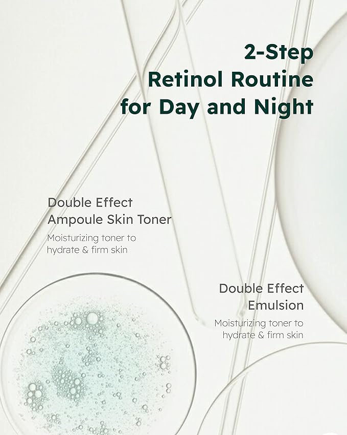 ISA KNOX AGE FOCUS PRIME Double Effect Emulsion by LG Beauty, PRIME Wrinkle For All Serum & PRIME Eye For All Cream - Korean Skin Care, Daytime Retinol (177 ml/5.99 fl oz)-VivaGrace Women