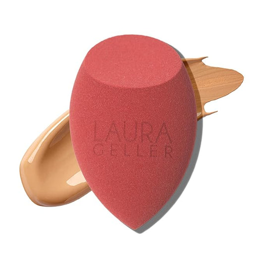 LAURA GELLER NEW YORK Full Face Blending Sponge, Easy Makeup Blender for Foundation & Concealer, Latex-Free for Sensitive Skin-VivaGrace Women