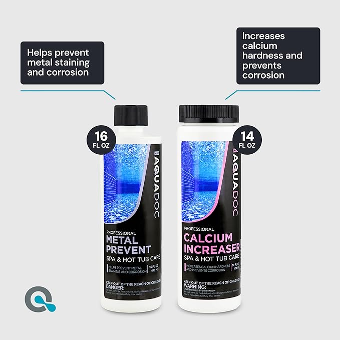 Aquadoc Bromine Hot Tub Starter Kit for Spas, Complete Spa Maintenance Kit with Bromine Tablets & Complete Hot Tub Chemicals Starter Kit (Bromine Hot Tub Starter Kit)-VivaGrace Women