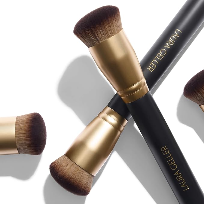 LAURA GELLER NEW YORK Full Coverage Foundation Blending Brush for All Face Makeup & Foundation-VivaGrace Women