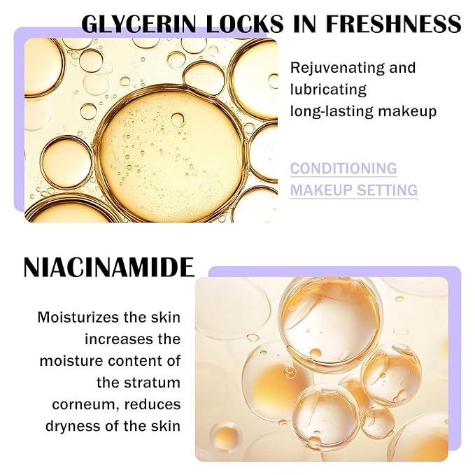 2PCS Makeup Setting Spray for Face,Waterproof Setting Spray for Makeup,Long Lasting Oil Control Finishing Holding Face Mist,Refreshing Hydrating Glossy and Matte Fixing Facial Mist Make Up Set A5-VivaGrace Women