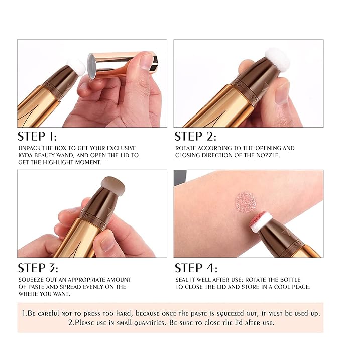 Liquid Blush Beauty Wand, Cream Blush Stick,Face Concealer Contouring Shaping,Long Lasting & Smooth Natural Matte Finish,with Cushion Applicator Attached Easy to Blend.(02# Peach Pink)-VivaGrace Women