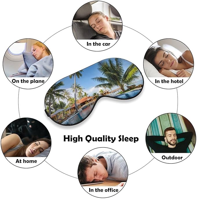 Custom Eye Mask Design Your Own Personalized Eye Shade Add Your Image Text Logo Light and Easy to Carry Effective Shadin Adjustable, Gold, 8.1"x4.1"-VivaGrace Women