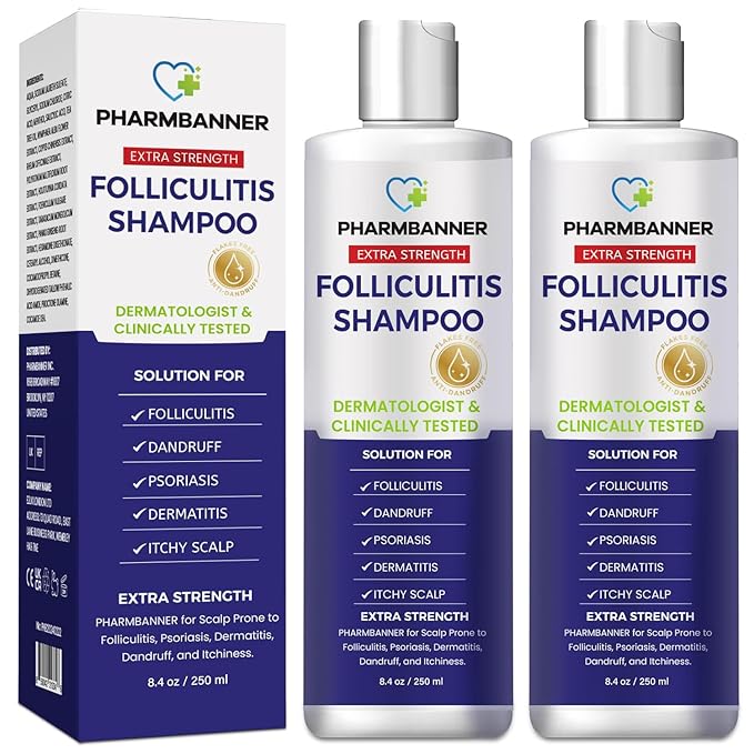 Anti-Fungal Shampoo for Itchy, Dry Scalp – Supports Scalp Health, Helps with Folliculitis, Seborrheic Dermatitis & Scalp Flaking-2 Pack-VivaGrace Women