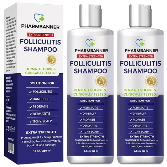 Anti-Fungal Shampoo for Itchy, Dry Scalp – Supports Scalp Health, Helps with Folliculitis, Seborrheic Dermatitis & Scalp Flaking-2 Pack-VivaGrace Women