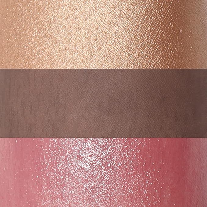 FOCALLURE 3 Pcs Cream Contour Sticks,Shades with Highlighter & Bronzer & Blush,Non-greasy Long-wear Face Contouring Pen,Easy to Sculpt the Face and Create a Lightweight Finishing Makeup,MEDIUM-DEEP-VivaGrace Women