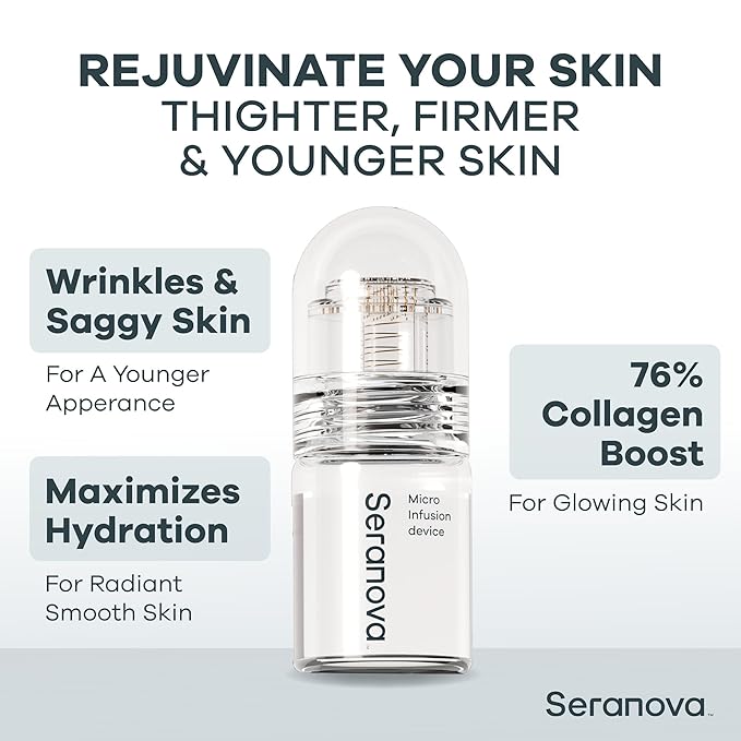 Seranova Micro Infusion for Skin Care, Facial Moisturizing Essence, Serum Smooth Skin Facial Serum for All Skin Types, 1-Month Supply-VivaGrace Women