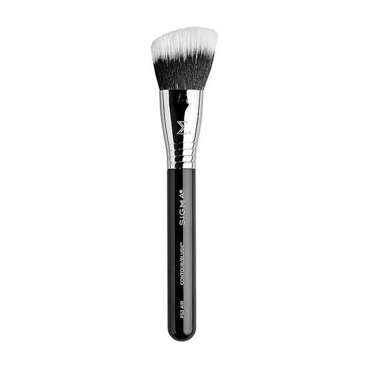 Sigma Beauty F53 Air Contour and Blush Brush – Angled Makeup Brush for Blush & Bronzer, Perfect for Sheer to Medium Coverage, Professional, Streak-Free Application (1 Brush)-VivaGrace Women
