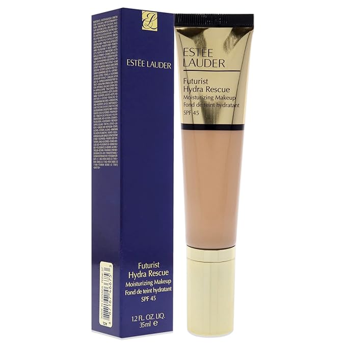 Estée Lauder Futurist Hydra Rescue Moisturizing Foundation SPF 45, 12 Hour Glow, 1.2 oz., 3W1 Tawny-VivaGrace Women