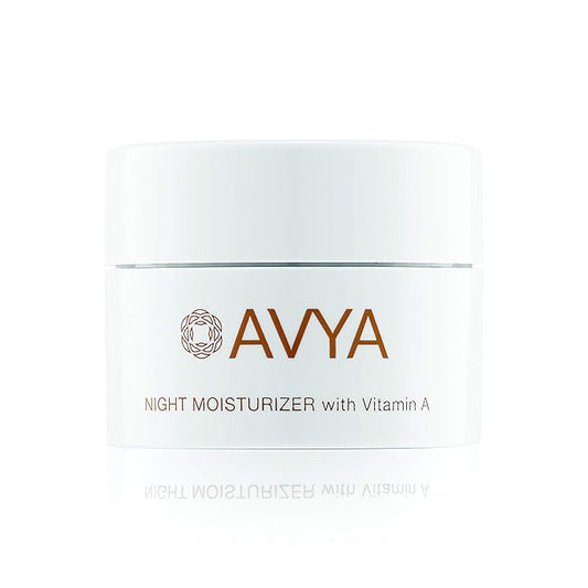 AVYA Night Moisturizer (0.34oz) - Advanced Ayurvedic Skincare/Retinol Cream with Antioxidants/Reduces Fine Lines and Wrinkles-VivaGrace Women