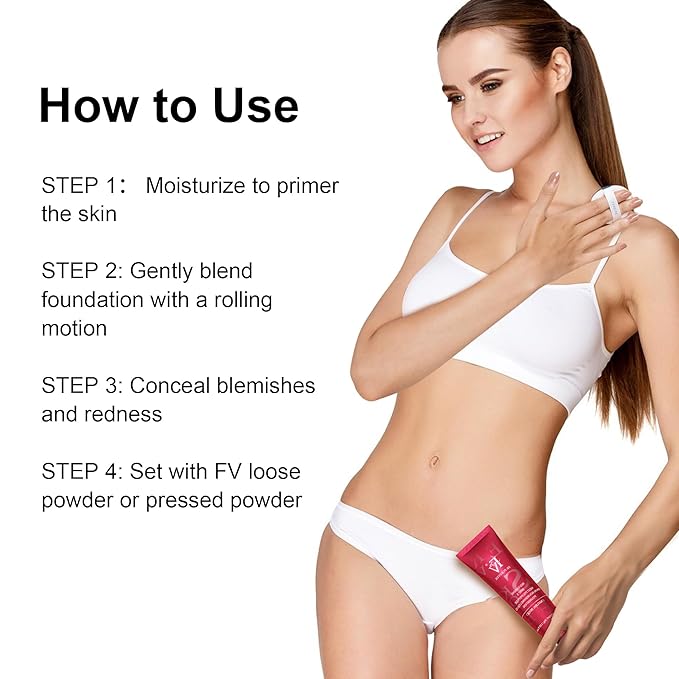 FV 2 Pack Hydrating Liquid Foundation Makeup, Waterproof & Lightweight, Natural Finish with Medium Coverage, Ideal for Dry and Normal Skin (Nourishing Ivory)-VivaGrace Women