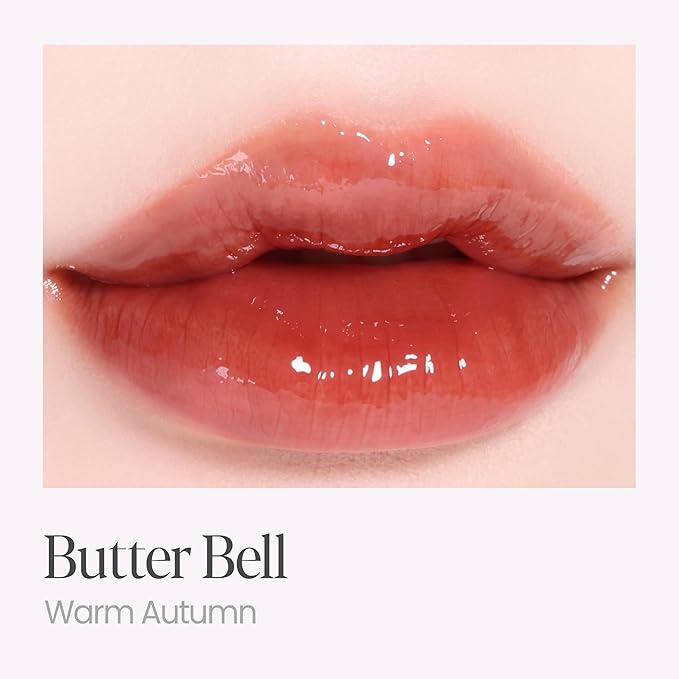 Espoir Couture Lip Tint Glaze #11 Butter Bell 0.14oz | Volumizing Lip Stain with Syrupy Shine | Long-Lasting & Vibrant Color for Radiant Lip Look | Moisturizing & Glossy Lip Tint | Korean Lip Makeup-VivaGrace Women