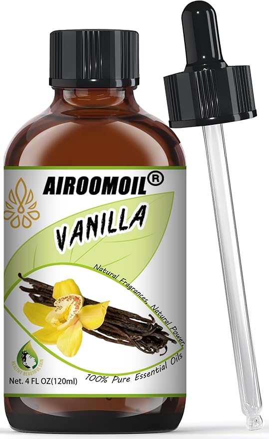 Vanilla Bean Essential Oil Warm Scented Oils Perfume Air Freshener Diffuser Candle Making Aroma Refill Wick Scent Skin Fragrance Oil 4 Fl Oz-VivaGrace Women