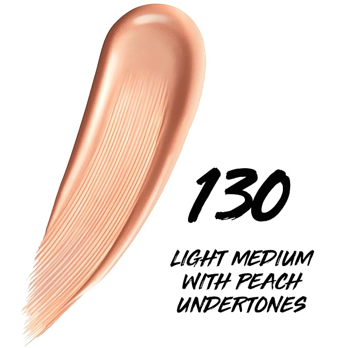 Maybelline Super Stay Up to 24HR Skin Tint, Radiant Light-to-Medium Coverage Foundation, Makeup Infused With Vitamin C, 130, 1 Count-VivaGrace Women