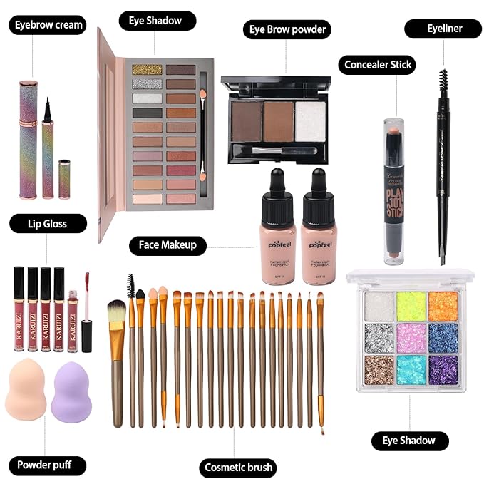 Makeup Kit All-in-one Makeup Gift Set for Women Full Kit(20 colors set)-VivaGrace Women