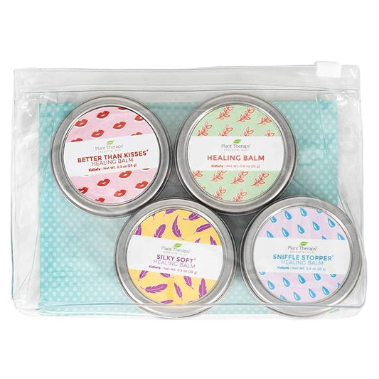 Plant Therapy Balm Squad Set 100% Pure & Natural Healing Balms-VivaGrace Women