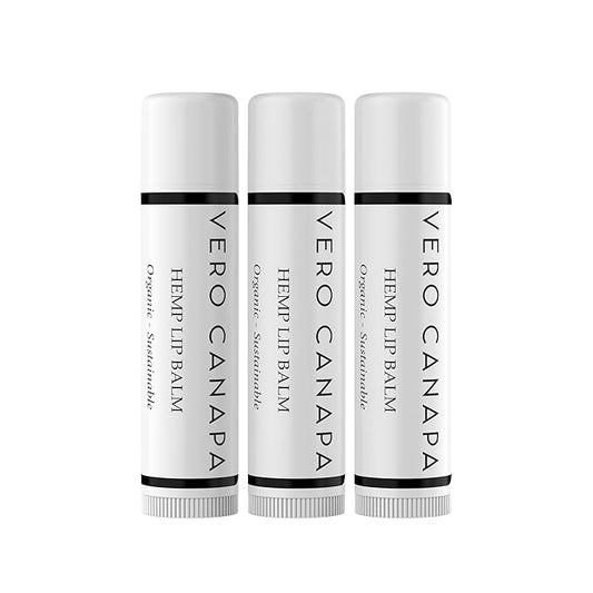 Natural Organic Hemp Lip Balm with SPF - 3 Pack | Lip Moisturizer |Sunscreen Lip Balm | SPF Lip Balm | Lip Care | Lip Balm Hydrating | Lip Balm Bulk | Lip Balm SPF | Lip Care Products-VivaGrace Women