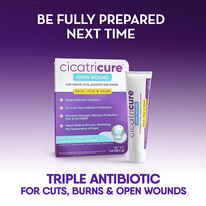 Cicatricure Advanced Scar Gel for Face & Body - Proven Results in 2 Weeks, Scar Treatment for Surgical Scars, Stretch Marks, Scars of Burns and Injuries, Acne Scar Treatment, 1 oz (28 g) - Pack of 3-VivaGrace Women
