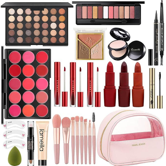 All In One Full Makeup Kit for Women,Professional Makeup kit,Multipurpose Makeup Sets, Beginners and Professionals Alike-VivaGrace Women