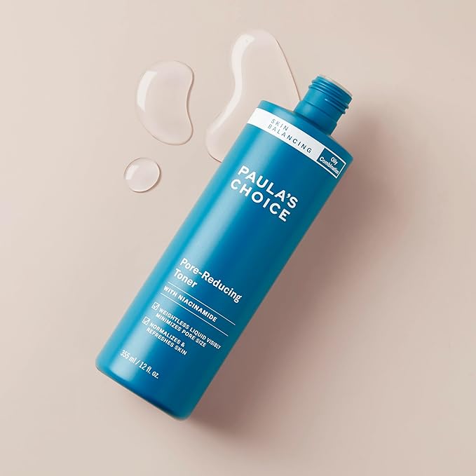 Paula's Choice SKIN BALANCING Pore-Reducing Face Toner for Combination and Oily Skin, Minimizes Large Pores, Controls Oil & Shine, Hydrates & Replenishes, Suitable for Acne-Prone Skin, 12 Fl Oz Bottle-VivaGrace Women