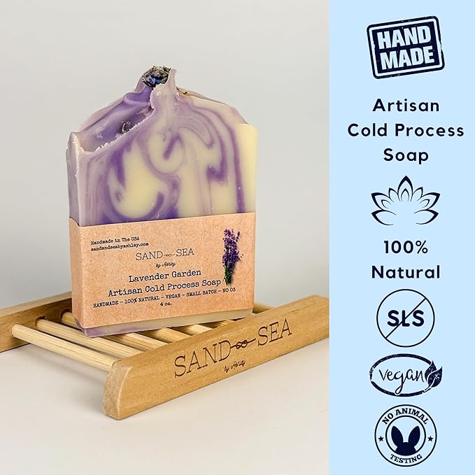 Birthday Gift Baskets for Women, Handmade Lavender Gift Box, Natural Relaxing Spa Self Care Package for Woman 13 Pc, Spa Gifts for Women, Gift Basket for Her, Birthday Box (Lavender Garden)-VivaGrace Women