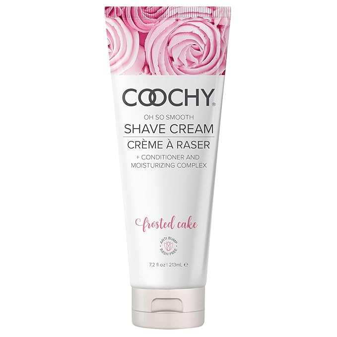 Coochy Shave Cream - Moisturizing Shave Lotion - Gentle Intimate Shaving Cream - For Bikini Area, Underarms, Legs & More - Rash-Free, Hydrating Formula - 12.5 oz, Frosted Cake-VivaGrace Women