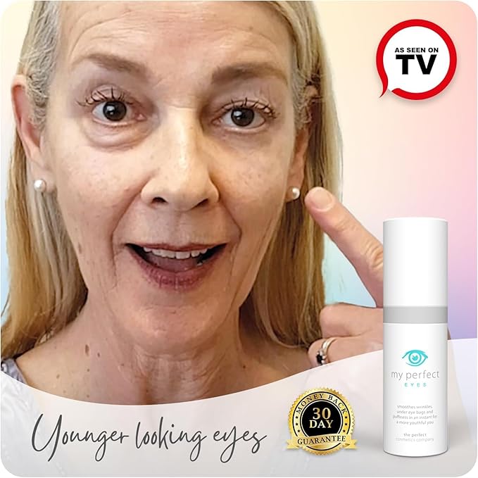 My Perfect Eyes 20ml, 200 Applications, Penny Lane, Instant Results, Clinically Proven, Anti-Ageing Serum UK Original Formula, Science-Backed Anti-Wrinkle Serum. As Seen on TV.-VivaGrace Women