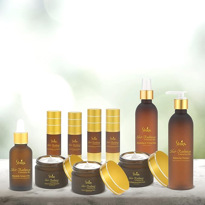 Shira Shir Radiance Corrective RX Instant-Lift Collagen Light-Weight Eye Serum Reduces Dark Circles Dullness Fine Lines and Wrinkles (30ml)-VivaGrace Women
