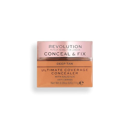 Rev Conceal and Fix Ultimate Coverage Concealer DEEP TAN-VivaGrace Women