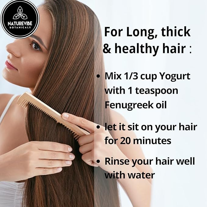 Naturevibe Botanicals Fenugreek Oil 32 Ounces | 100% Pure and Natural | Great for Skin Care and Hair Care-VivaGrace Women