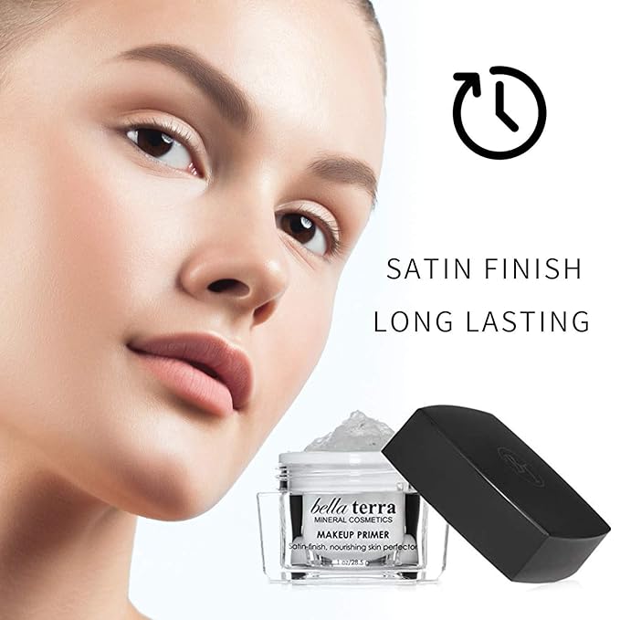 Bellaterra Cosmetics Makeup Primer – Hydrating Gel Base for Delicate & Mature Skin – Vegan, Fragrance-Free Formula – Seamless Texture, Works with Liquid & Powder Foundation or Tinted Moisturizers-VivaGrace Women