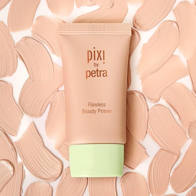 Pixi Flawless Beauty Primer 30ml | Makeup Primer For A Flawless Finish | Anti-Aging and Nourishing Makeup Base For A Glow From Within | 1 Fl Oz-VivaGrace Women