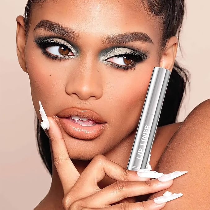 Lip Stain Peel Off - Lip Liner Long-wear & Waterproof Moisturizing Lip Stain with Matte Finish, Transfer-Proof, Non-Stick Cup Lip Tint Stay On All Day (Rose)-VivaGrace Women