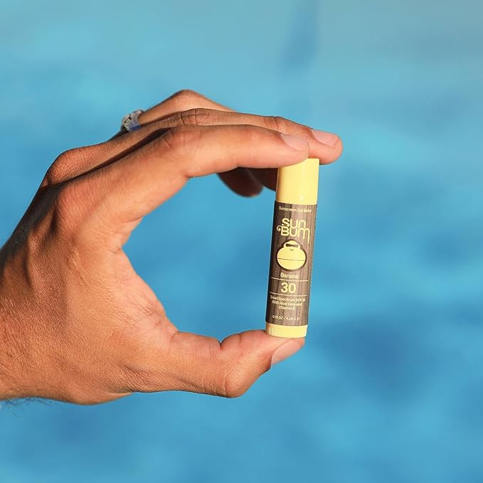 Sun Bum SPF 30 Sunscreen Lip Balm | Vegan and Cruelty Free Broad Spectrum UVA/UVB Lip Care with Aloe and Vitamin E for Moisturized Lips | Banana Flavor | 0.15 oz-VivaGrace Women