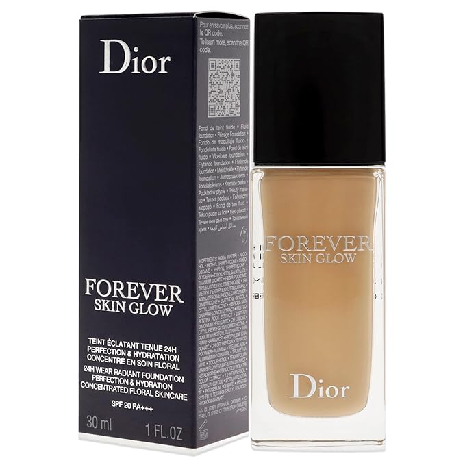 Christian Dior Dior Forever Skin Glow Foundation SPF 20-3N Neutral Glow Foundation Women 1 oz-VivaGrace Women